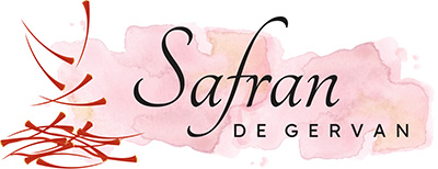 logo de "Le Safran de Gervan", producteur de safrane n France en Isère.